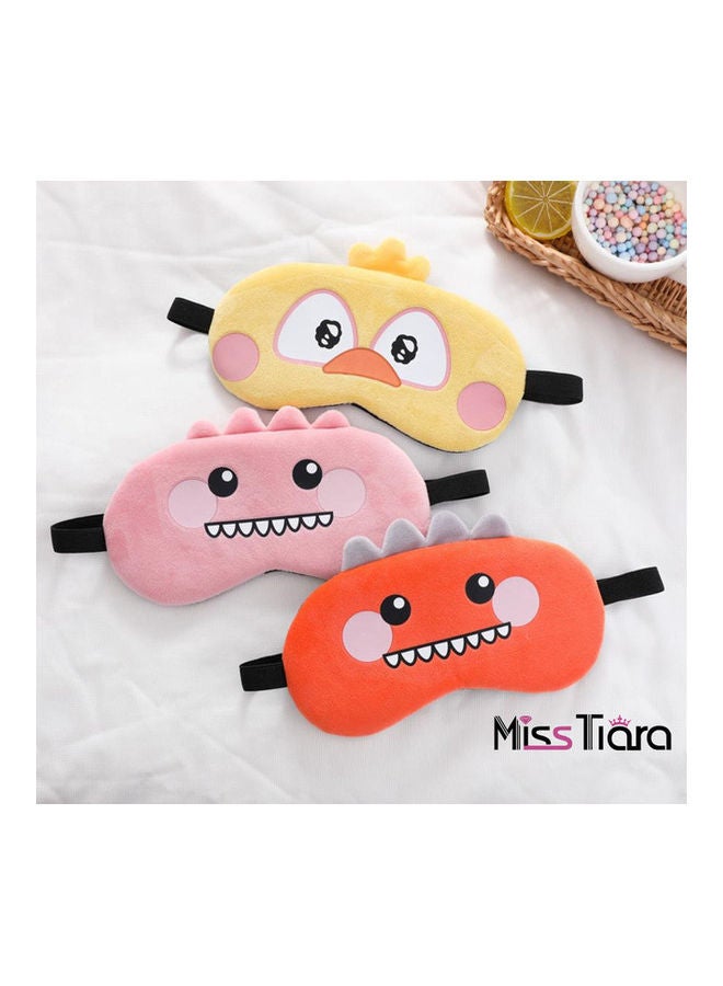 MissTiara 3-Piece Dinosaur Sleeping Blindfold Eye Mask Set 19x10x1cm - Image 4