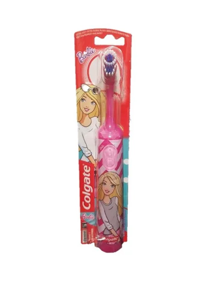 Colgate Kids Battery Toothbrush Barbie Pink 12x3.5x4cm - Image 1