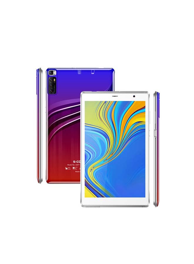 U-977 Smart Tablet 8-Inch Red/Blue 3GB RAM 32GB ROM 4G-LTE