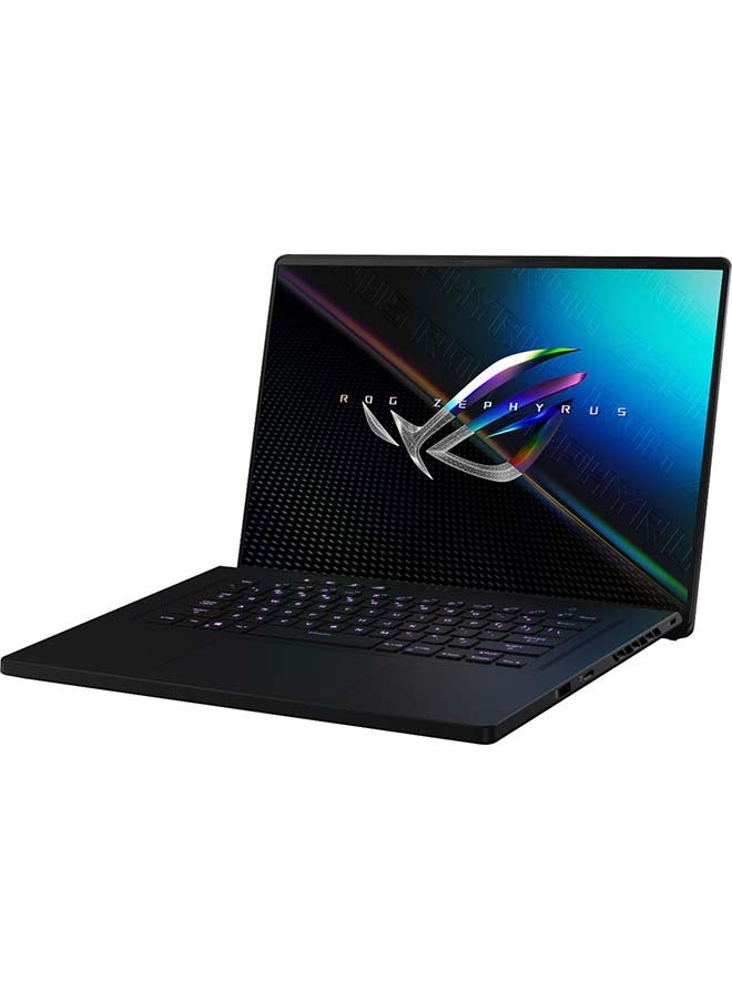 ASUS - ROG Zephyrus M16 Gaming Laptop With 16-Inch Display, Core i7-11800H Processer/16GB RAM/512GB SSD/4GB Nvidia GeForce RTX 3050Ti Graphics Card /International Version English Black - Image 1