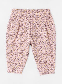 Baby Ditsy Print Pants Mauve