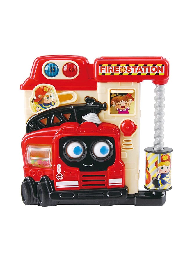 PLAYGO - Act And Sound Out Fire Station Toy - Image 1