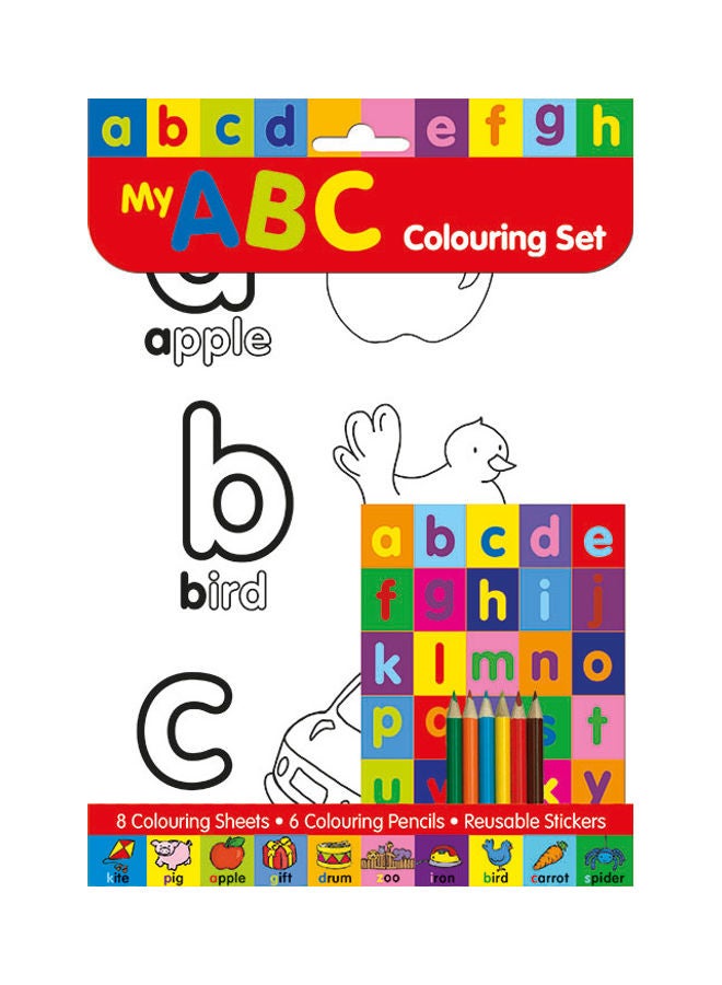 ABC Colouring Set Hardcover English by ALLIGATOR PRODUCTS LTD - 7-13-1905