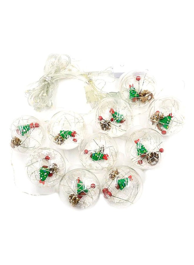 إيست ليدي شريط أضواء LED على شكل ستارة لديكور الكريسماس مكون من 10 قطع متعدد الألوان 3متر - Image 1