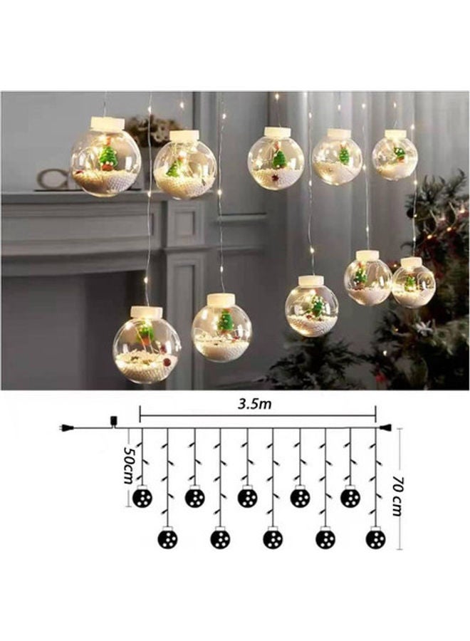 إيست ليدي شريط أضواء LED على شكل ستارة لديكور الكريسماس مكون من 10 قطع متعدد الألوان 3متر - Image 3