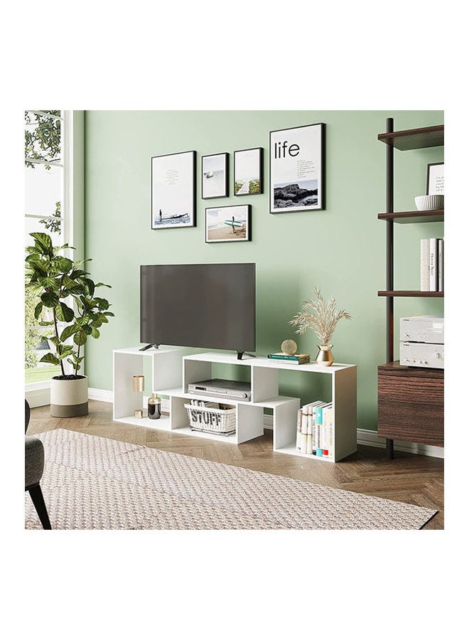 Riga Modern Entertainment Center Media Stand White 29.6x43x105cm - Image 2