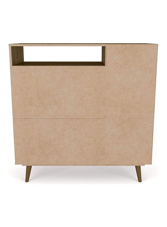 TV Table With Drawer Unit Brown 45x88x90cm - Image 3