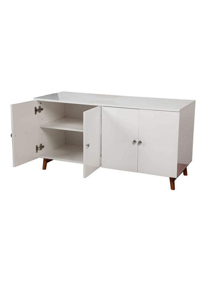 سترون TV Stand With Storage For 65 Inch TV White 48x61x120cm - Image 3