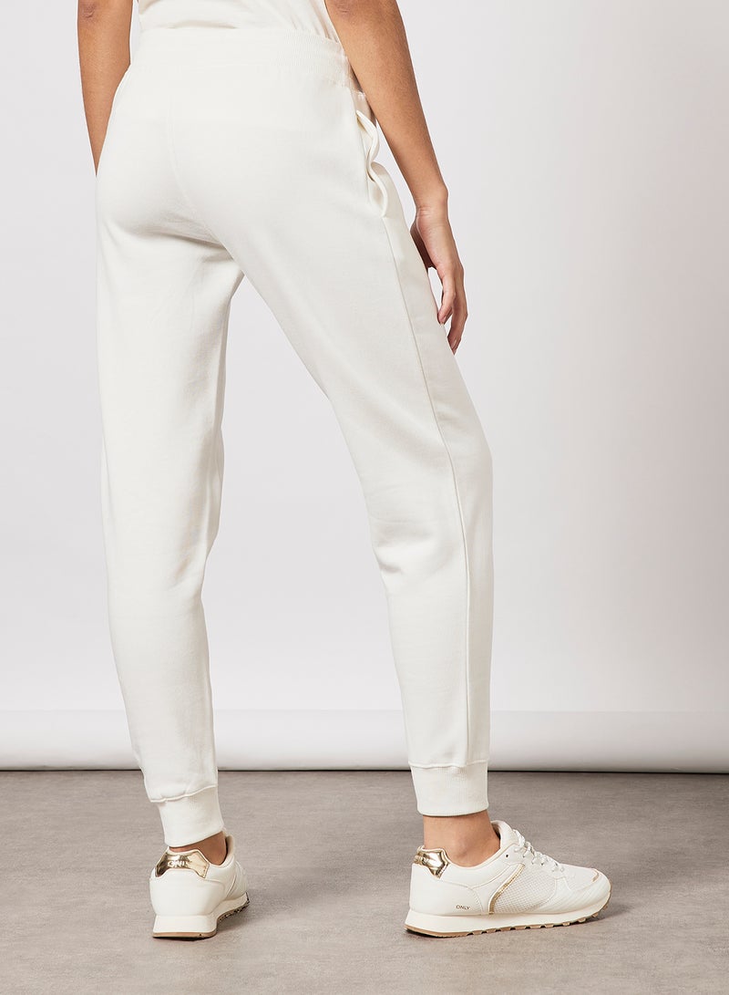 Russell Athletic - Metallic Logo Sweatpants Ivory - Image 1
