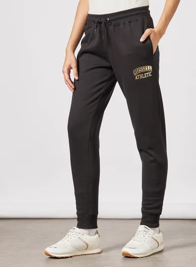 Russell Athletic Metallic Logo Sweatpants Black