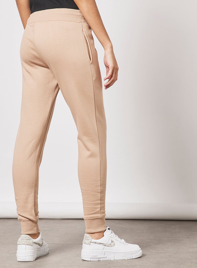 Russell Athletic - Metallic Logo Sweatpants Beige - Image 1