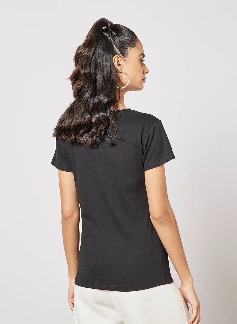 Russell Athletic Logo Crew Neck T-Shirt Black