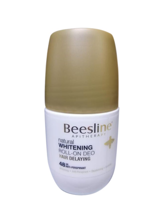 بيزلين مزيل عرق ببكرة دوارة للتبييض وتأخير نمو الشعر أبيض/بني 50ملليلتر