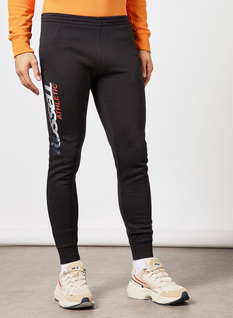 Russell Athletic - Logo Slim Fit Sweatpants Black - Image 1