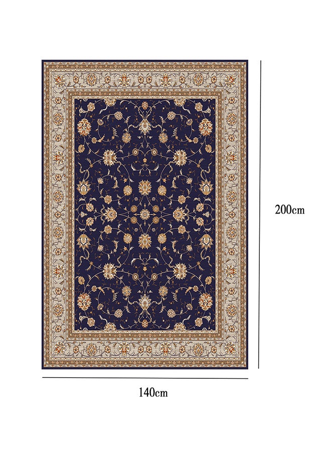Printed Floor Carpet Polypropylene Rectangle Multicolour 140x200cm