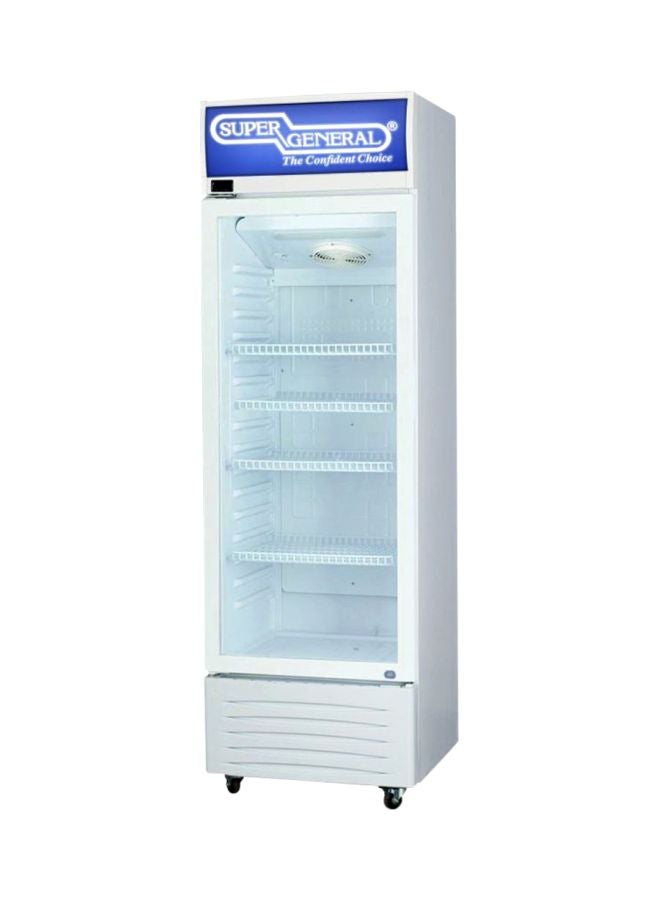 SUPER GENERAL Single Door 4 Wired Shelves Defrost Freezer 395 L 23 W SG SC398 White  - Image 1