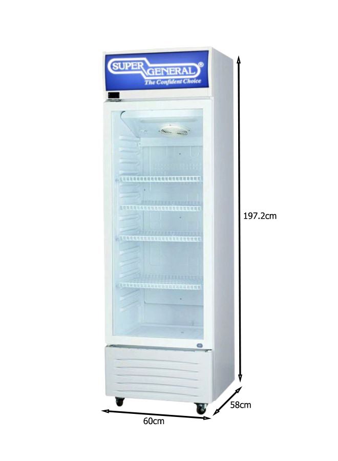 SUPER GENERAL Single Door 4 Wired Shelves Defrost Freezer 395 L 23 W SG SC398 White  - Image 2