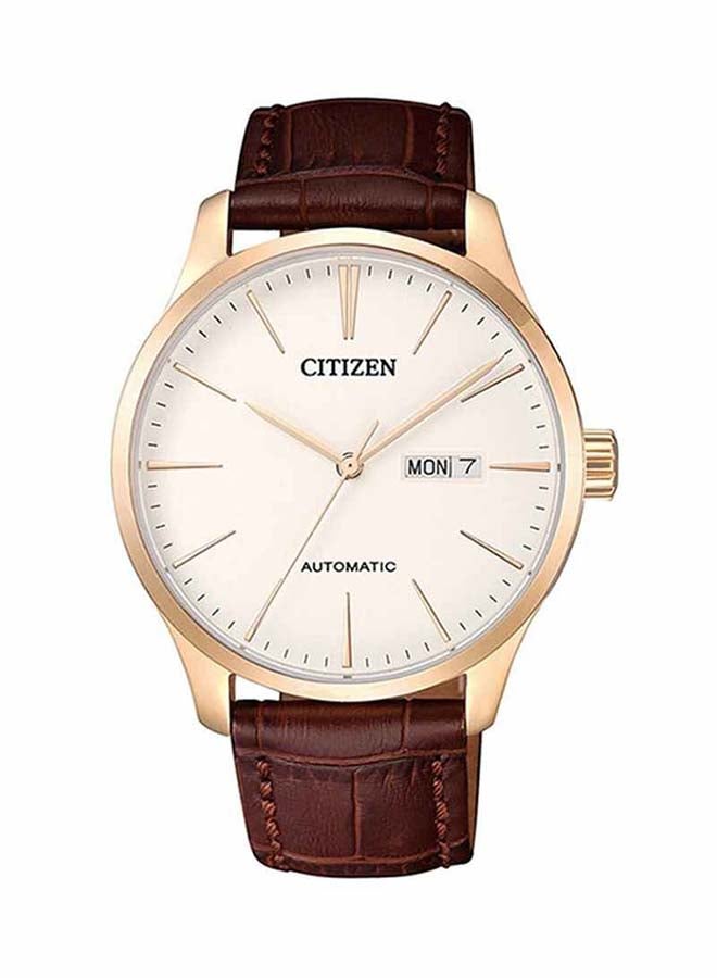 CITIZEN men Analog Watch NH8353-18A - 40 mm - Brown - Image 1