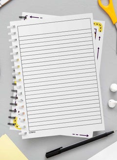 LOWHA Spiral Notebook For School Or Business Note Taking With 60 Sheets  Closer To Knowledge Art Multicolour  - Image 3