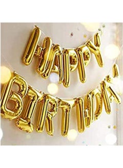 Happy Birthday Balloons Banner,Outgeek Foil Balloons Letters Balloons Mylar Balloons For Birthday Party Decoration