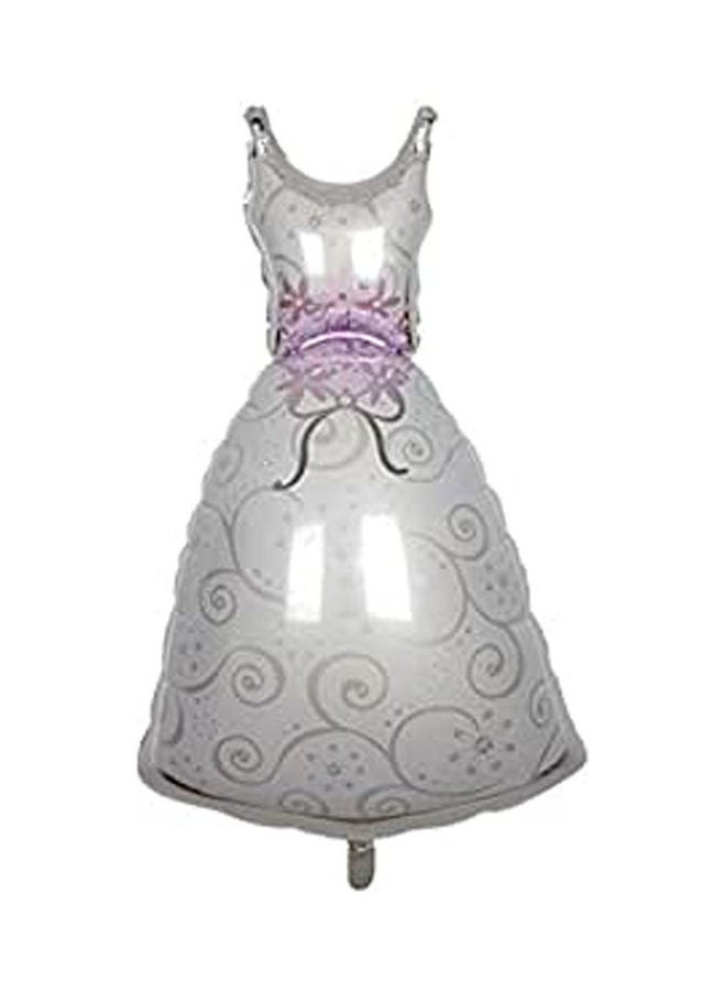 1Pcs Bride Dress Aluminum Balloons Wedding Party Decorative  - Image 1