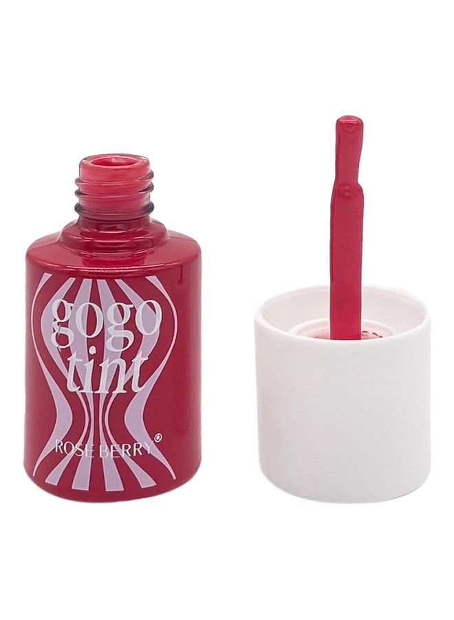ROSE BERRY Gogo Tint Bright Cherry Tinted Lip & Cheek Stain Red  - Image 2