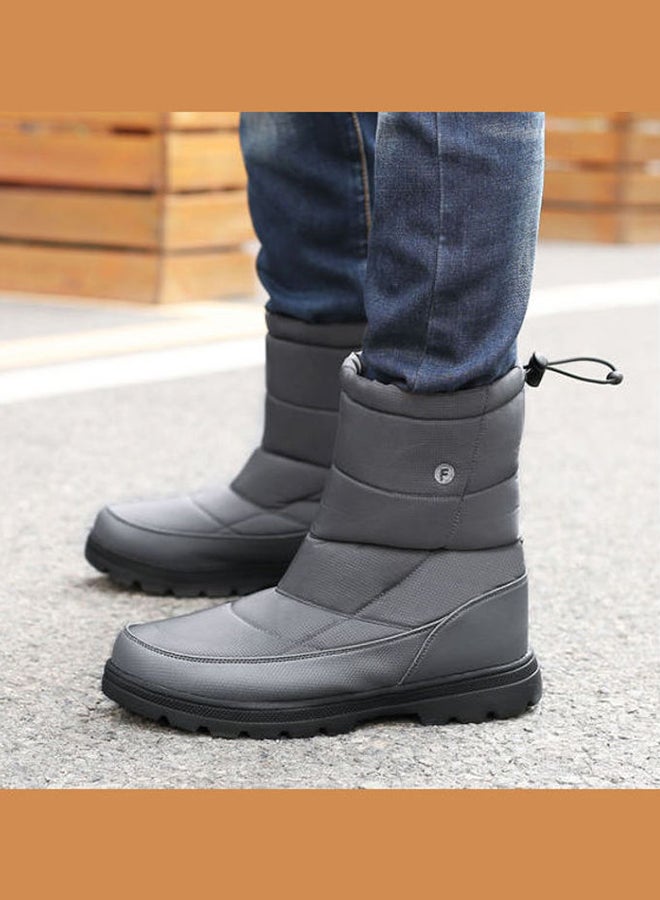 Warm High Top Casual Boots Grey - v1639977652/N42527705V_6