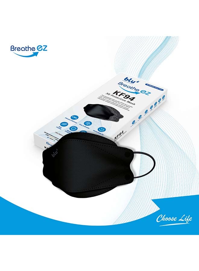 Pack Of 10 Breathe Ez  KF94 3D Protective Face Masks