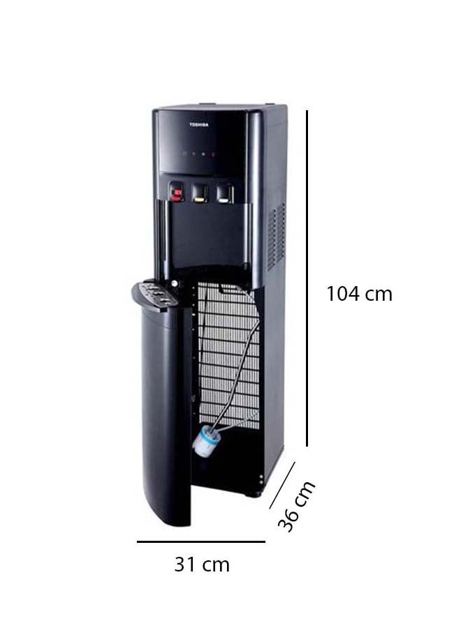 توشيبا موزع مياه بتحميل سفلي RWF-W1615BU(K) أسود  - Image 2