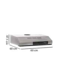 Bompani 40 W Wall Mounted Hood Range Hood 220 W H11 60 ST Silver  - Image 2