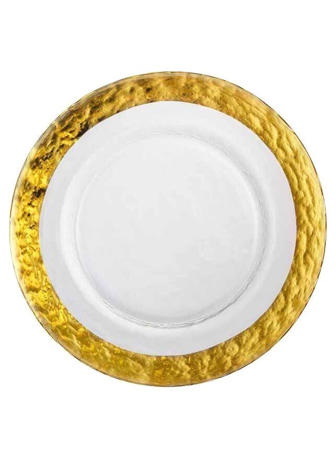 Eisch - Elegant Colombo Charger Plate Gold/White 34cm - Image 1