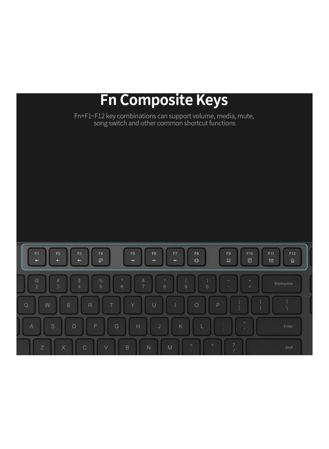 Xiaomi Wireless Lightweight 2.4GHz Portable Full-size 104 Keys Keyboard Mouse Set Black - Image 3