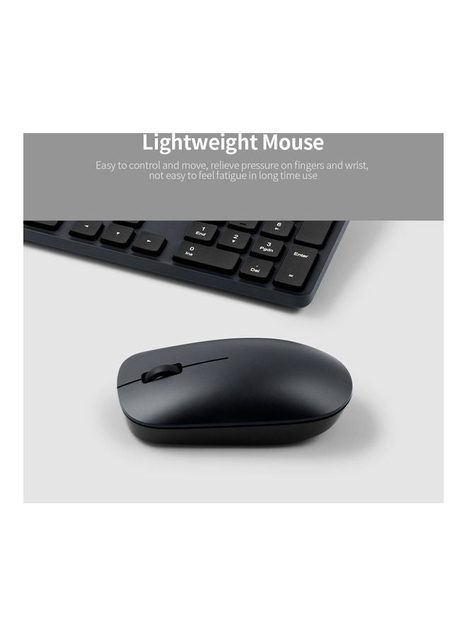 Xiaomi Wireless Lightweight 2.4GHz Portable Full-size 104 Keys Keyboard Mouse Set Black - Image 4