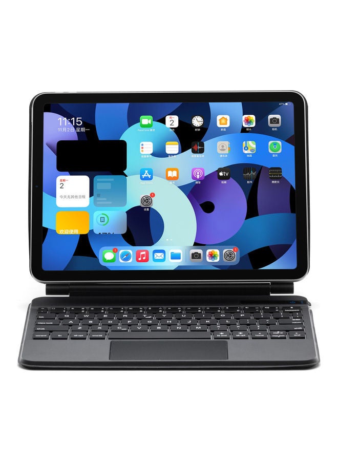 GULFLINK Wireless Keyboard with TouchPad for iPad (2018/2020/2021) 10.9/11inch Black  - Image 5