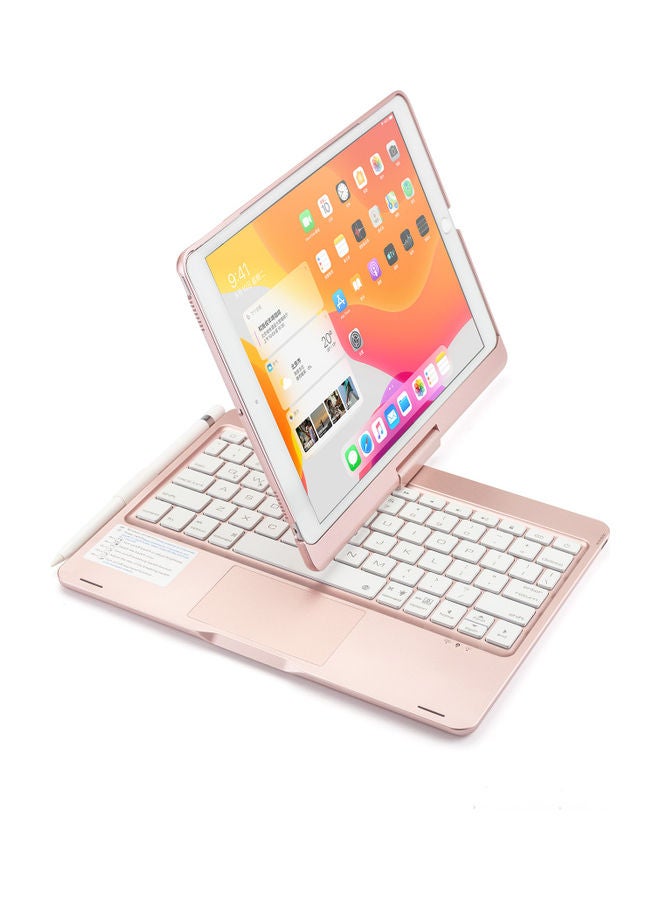 GULFLINK - Wireless Keyboard with TouchPad for iPad 10.2/10.5 Rose Gold - Image 1