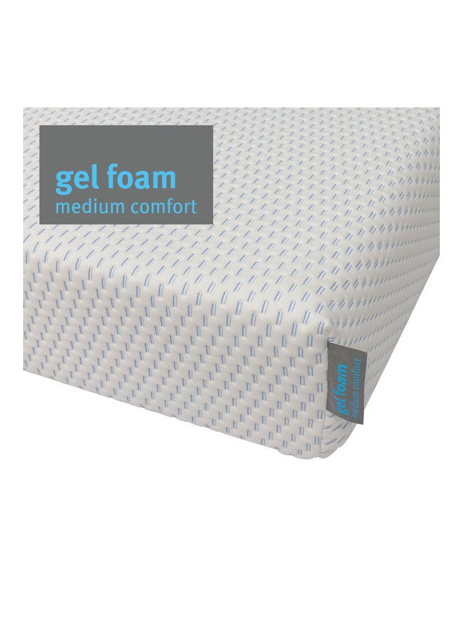 Studio Gel Memory Foam mattress White 90x200cm