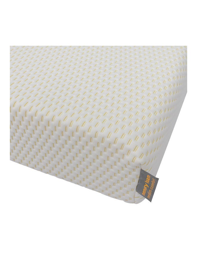 homes r us - Silentnight Studio Memory Foam Mattress White 120 x 200cm - Image 1