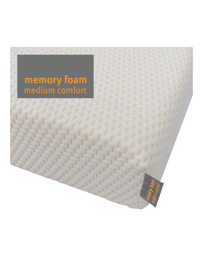 homes r us - Silentnight Studio Memory Foam Mattress White 120 x 200cm - Image 1