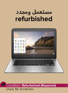 HP Refurbished - Chromebook (2017) Laptop With 14-Inch Display,Intel Celeron 2955U Processor/2GB RAM/16GB EMMC/Intel HD Graphics 500 English Silver  - Image 1