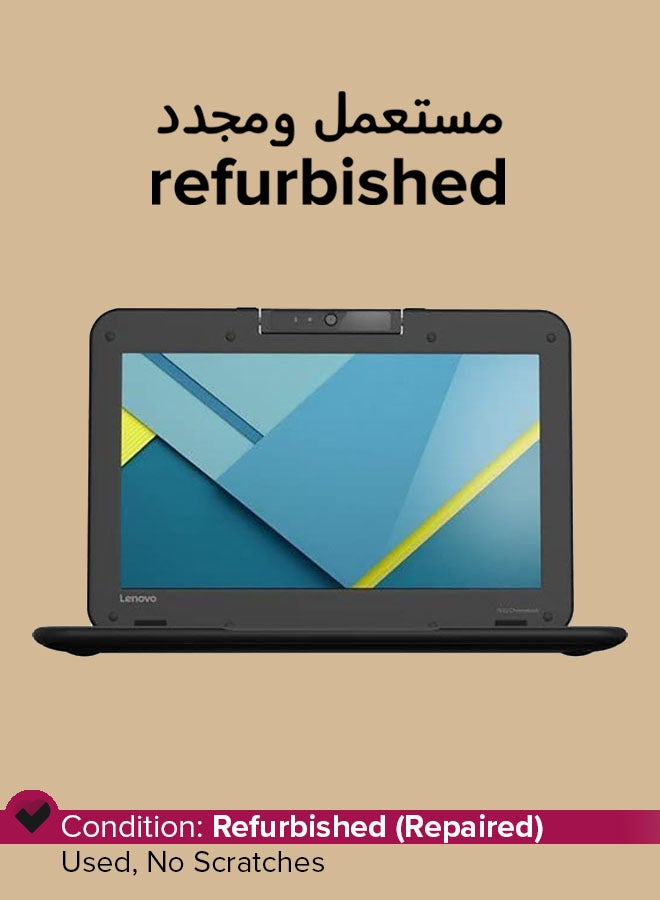 Lenovo Refurbished - Chromebook N22 (2018) Laptop With 11.6-Inch Display,Intel Celeron N3050 Processor/4GB RAM/16GB EMMC/Intel HD Graphics English Black  - Image 1