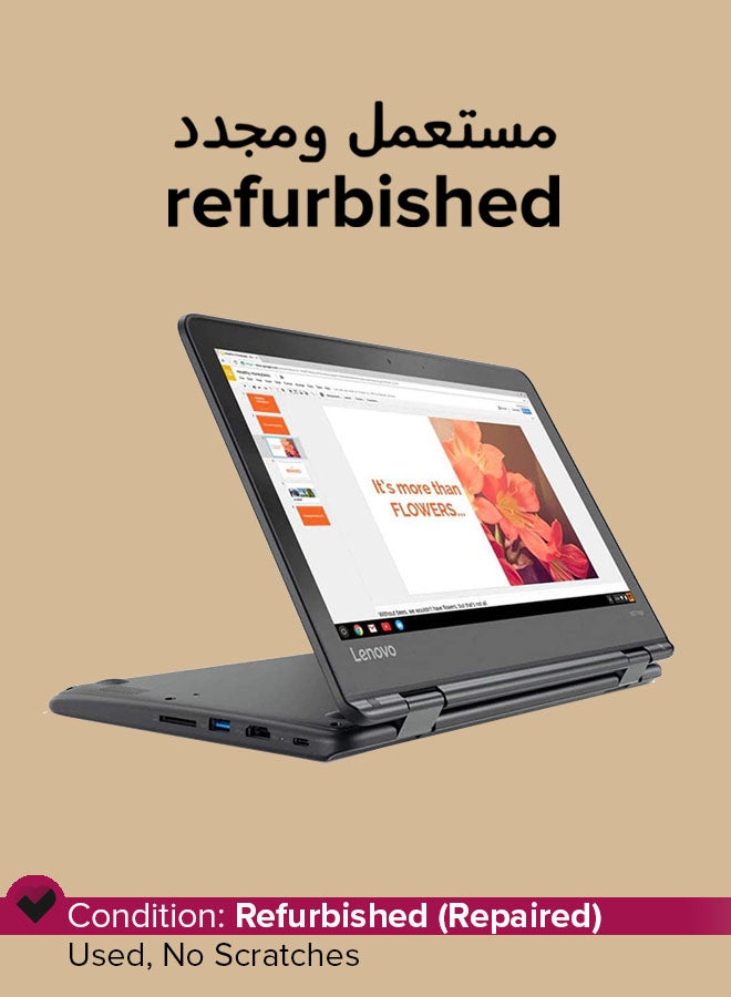 Lenovo Refurbished - Chromebook N23 (2018) Laptop With 11-Inch Display,Intel Celeron N3060 Processor/1st Gen/2GB RAM/16GB EMMC/Intel HD Graphics English Silver  - Image 1