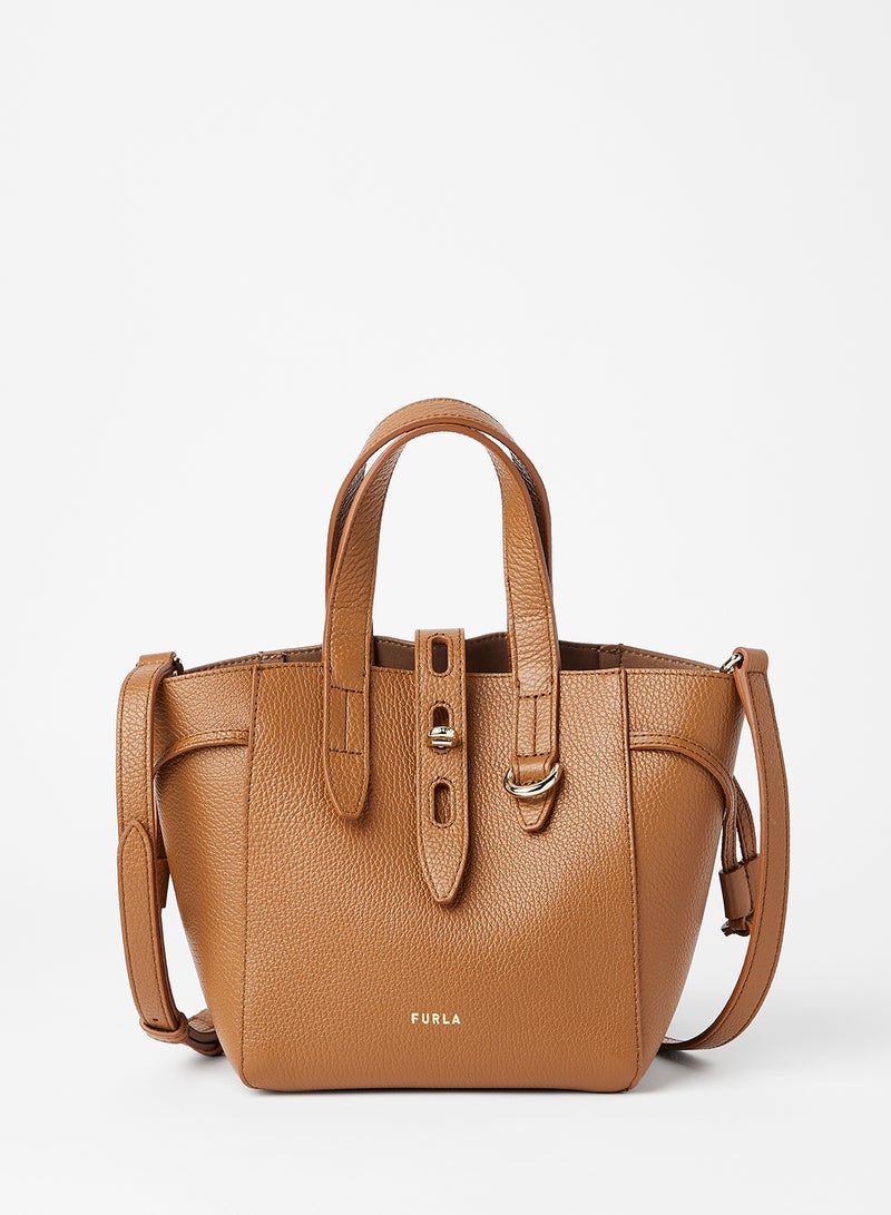 Furla Net Mini Tote Bag Brown  - Image 1