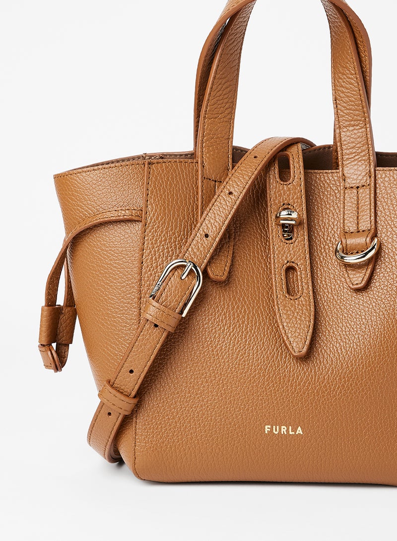 Furla Net Mini Tote Bag Brown  - Image 2