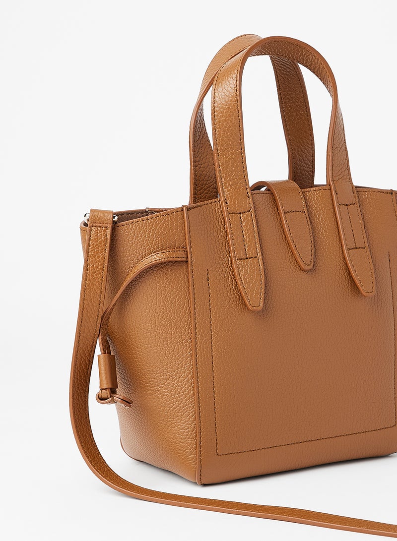 Furla Net Mini Tote Bag Brown  - Image 3