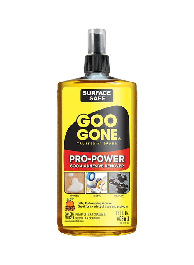 Goo Gone Pro-Power Goo And Adhesive Remover Yellow 473ml 