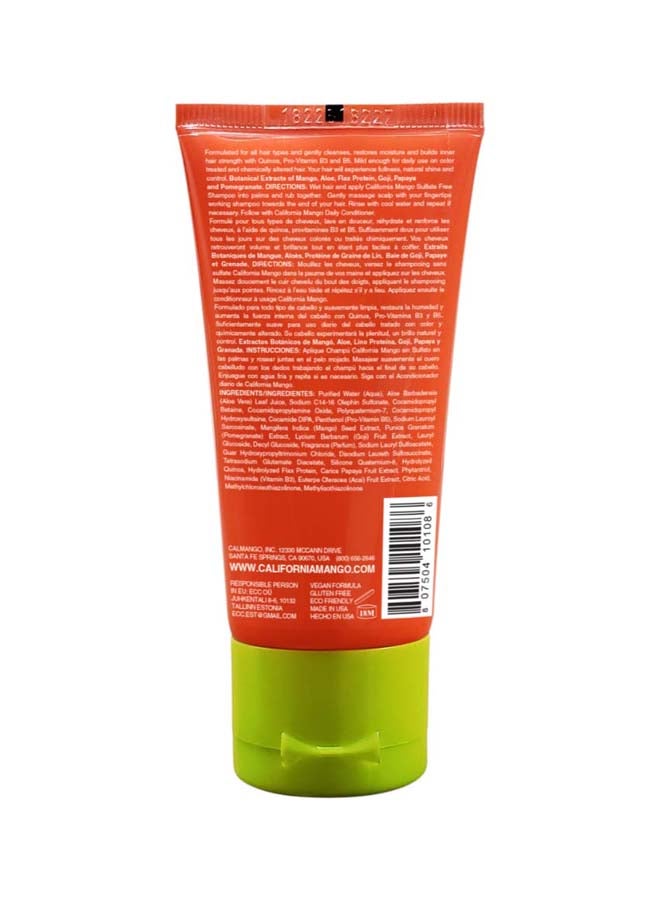 California Mango Sulfate Free Shampoo 65ml - Image 2