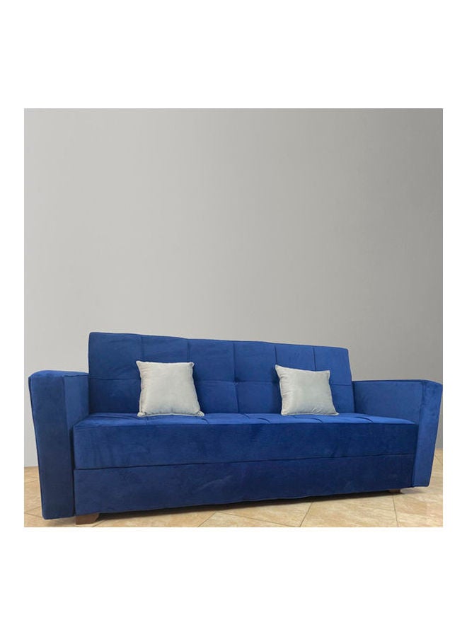 بيج إيج Wodden Sofa Bed Blue 93 x 120 x 200 x 60cm  - Image 1