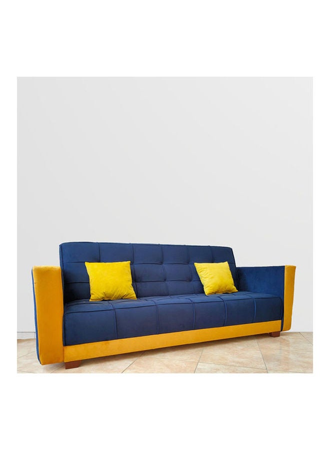 بيج إيج Wodden Sofa Bed Blue 93 x 120 x 200 x 60cm  - Image 1