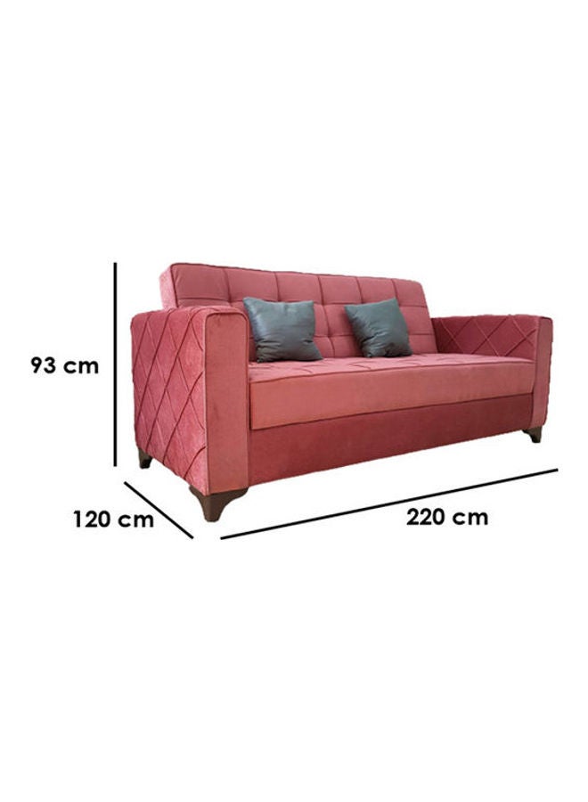بيج إيج Wodden Sofa Bed Pink  - Image 2