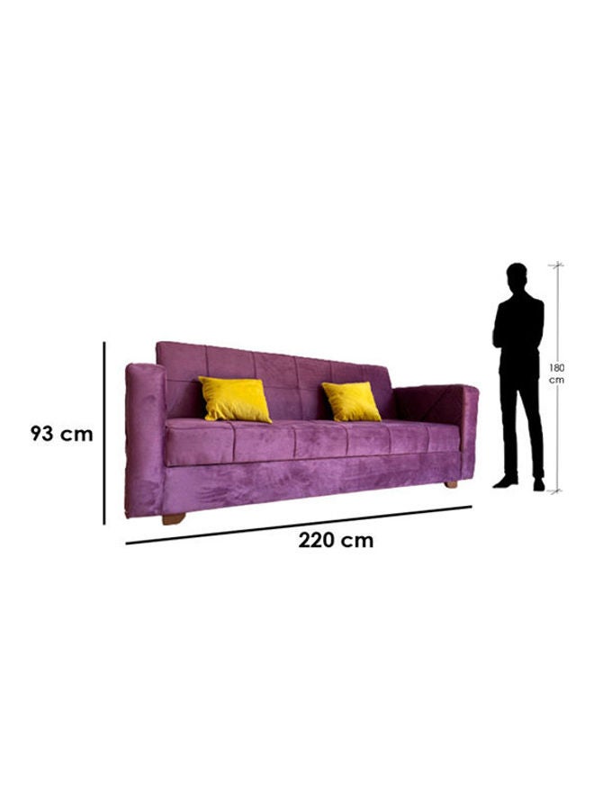 بيج إيج Wodden Sofa Bed Purple  - Image 2